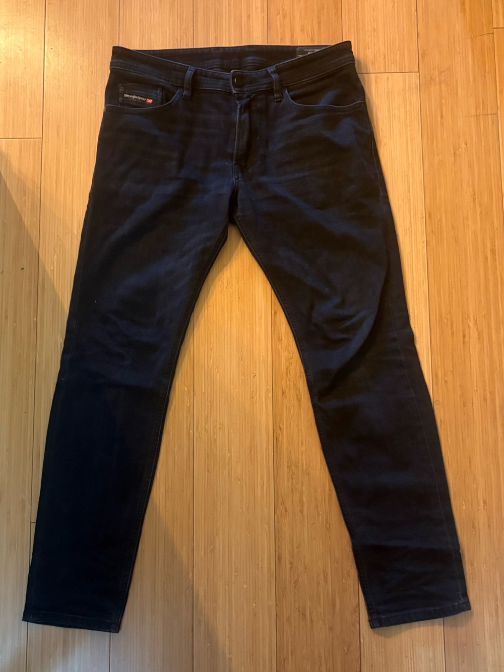 Diesel Men's Black Slim Jeans-32/32